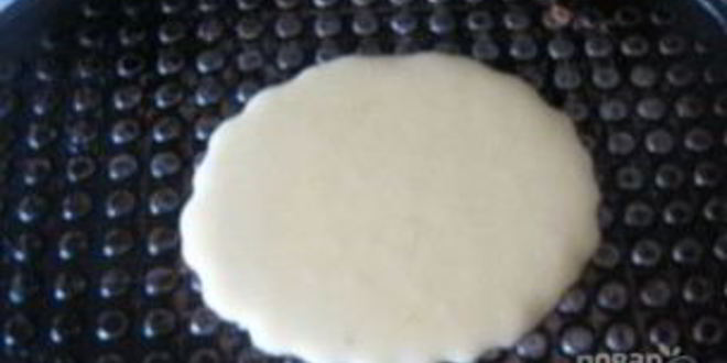 Рецепт вафельных трубочек со сгущенкой