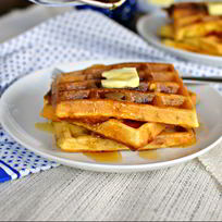 Рецепт Вафель с беконом