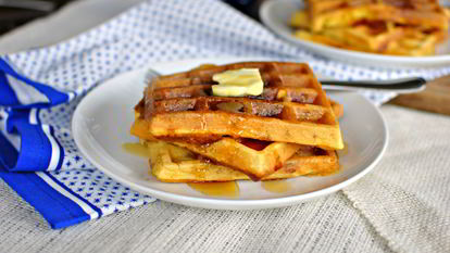 Рецепт Вафель с беконом