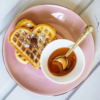 Вафли с халвой