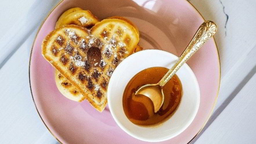 Рецепт вафель с халвой