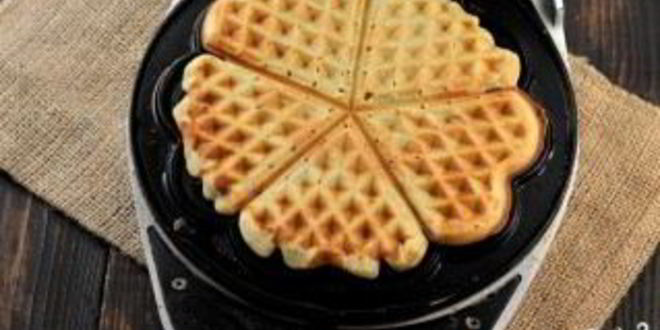 Рецепт вафель с халвой