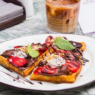 Рецепт Вафель с нутеллой