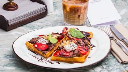 Рецепт Вафель с нутеллой