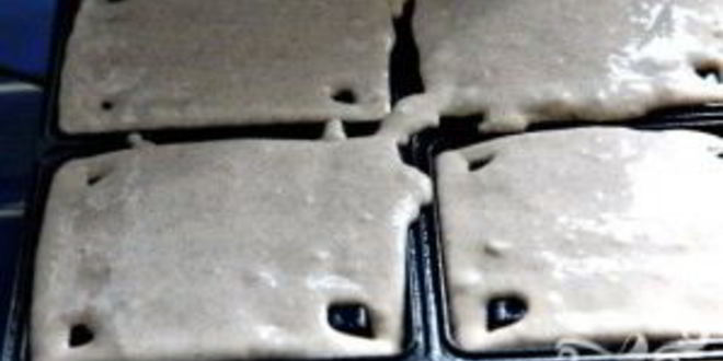 Рецепт вафель с яблоками и орехами