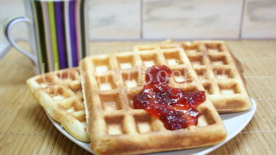 Рецепт вафель в электровафельнице