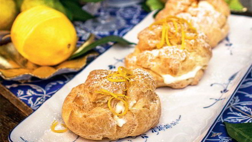 Рецепт лимонных эклеров