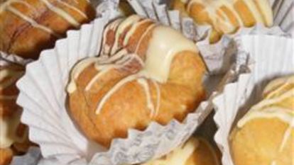 Рецепт Профитролей с кремом из сгущенки