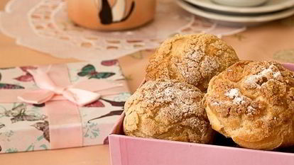 Рецепт Профитролей с кракелином