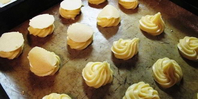 Рецепт профитролей с кракелином