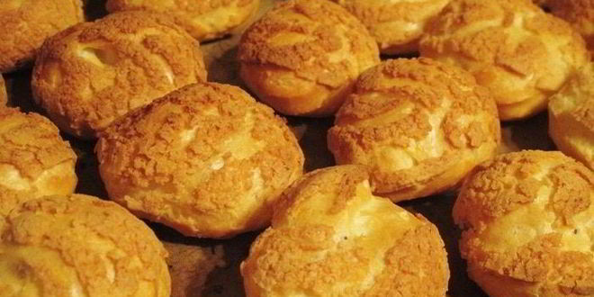 Рецепт профитролей с кракелином