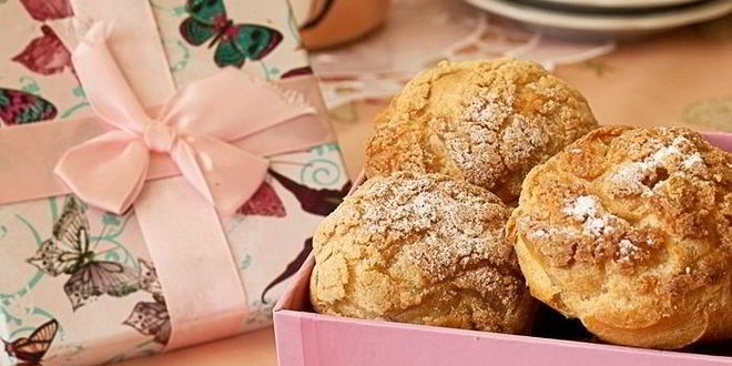 Рецепт профитролей с кракелином