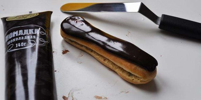 Рецепт шоколадных пирожных эклеров с заварным кремом