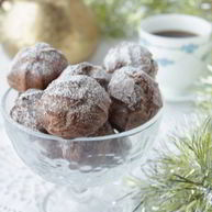 Рецепт Шоколадных профитролей с маскарпоне