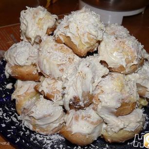 Рецепт Торта Башня из профитролей