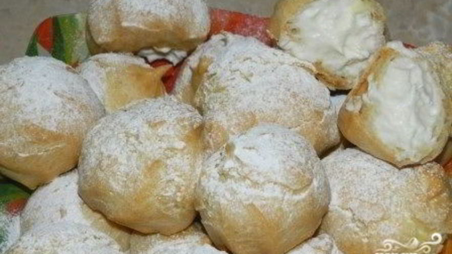 Рецепт творожных эклеров