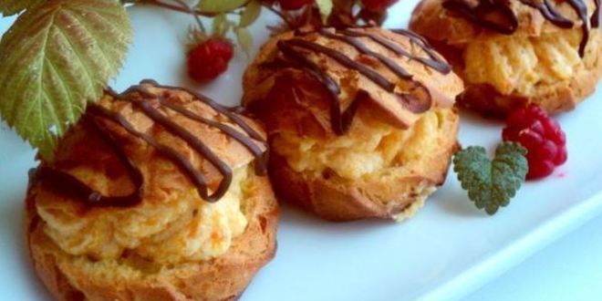 Рецепт эклеров из тыквы