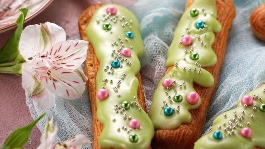 Рецепт эклеров новогодних