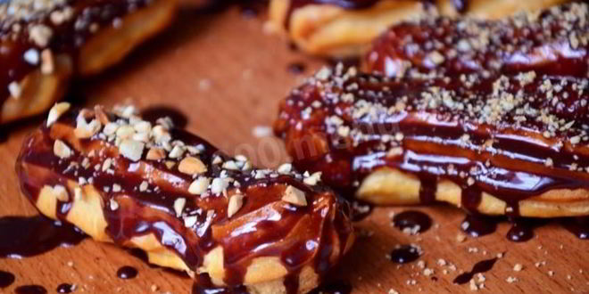 Рецепт эклеров ореховых