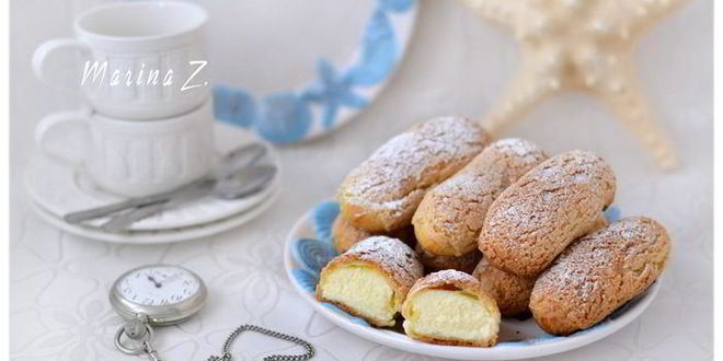 Рецепт эклеров с хрустящим кракелюром