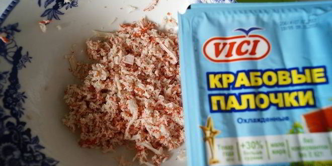 Рецепт эклеров с крабовой начинкой