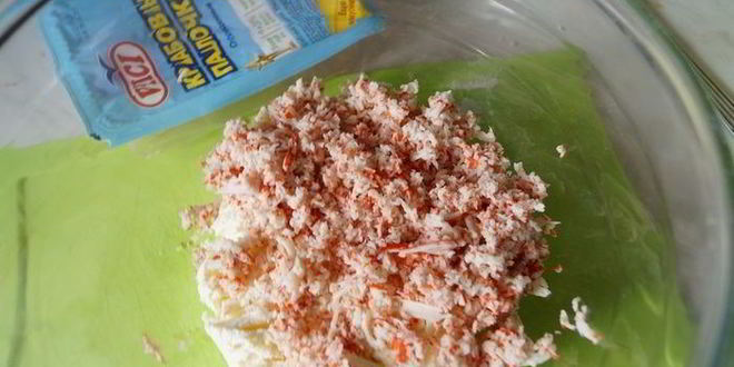 Рецепт эклеров с крабовой начинкой
