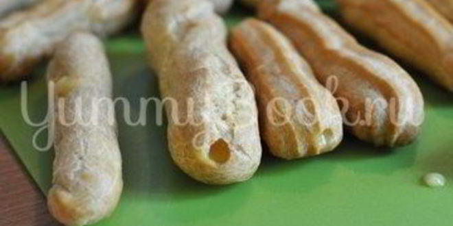 Рецепт эклеров с лимонным кремом