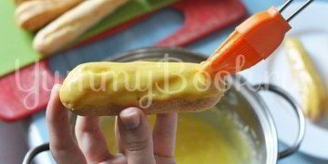 Рецепт эклеров с лимонным кремом