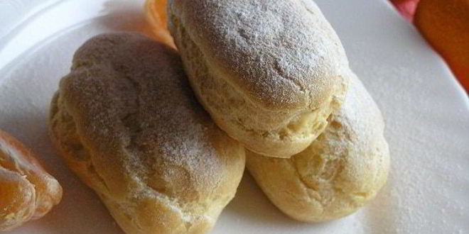 Рецепт эклеров с мандариновым кремом