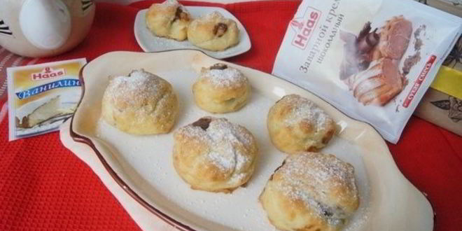 Рецепт эклеров с шоколадным кремом