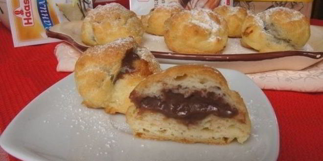Рецепт эклеров с шоколадным кремом