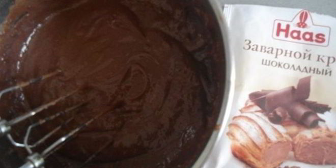 Рецепт эклеров с шоколадным кремом