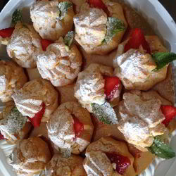 Рецепт Эклеров с творожно-йогуртовым кремом