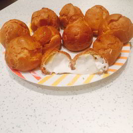 Рецепт Эклеров с заварным белковым кремом