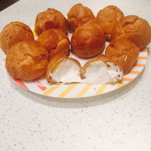 Рецепт Эклеров с заварным белковым кремом