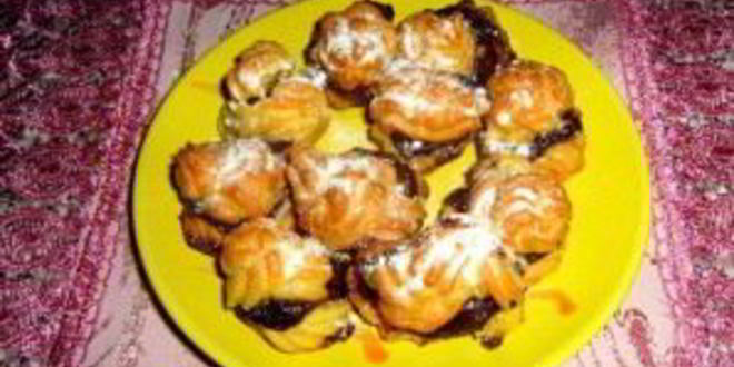 Рецепт эклеров со сгущенкой