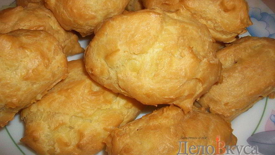 Рецепт заварных пирожных с заварным молочным кремом