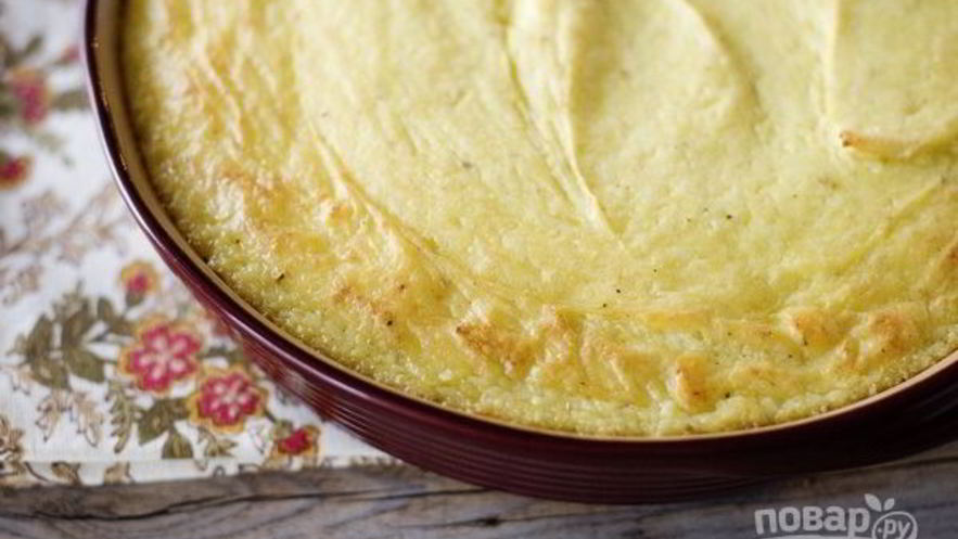 Рецепт картофельной запеканки из пюре