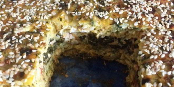 Рецепт картофельной запеканки с брынзой и шпинатом