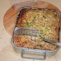 Рецепт Картофельной запеканки с говядиной и анчоусами