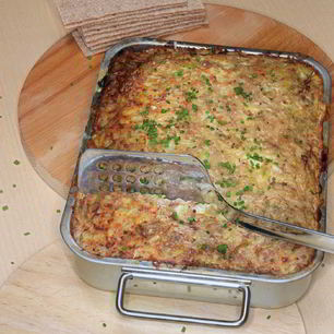 Рецепт Картофельной запеканки с говядиной и анчоусами