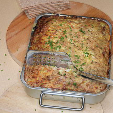 Рецепт Картофельной запеканки с говядиной и анчоусами