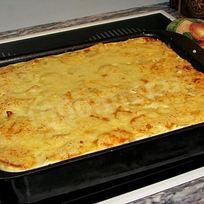 Рецепт Картофельной запеканки с сыром и луком классическая