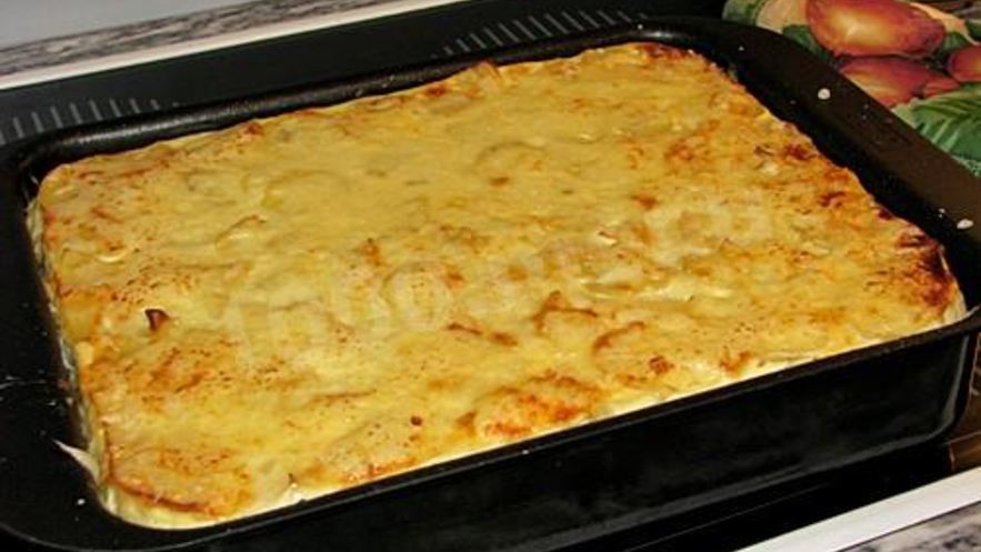 Рецепт картофельной запеканки с сыром и луком классическая