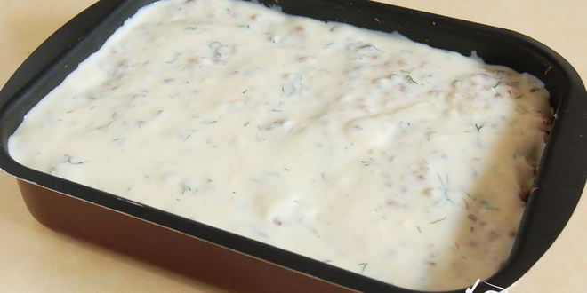 Рецепт мясной запеканки с гречкой и баклажанами