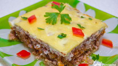Рецепт мясной запеканки