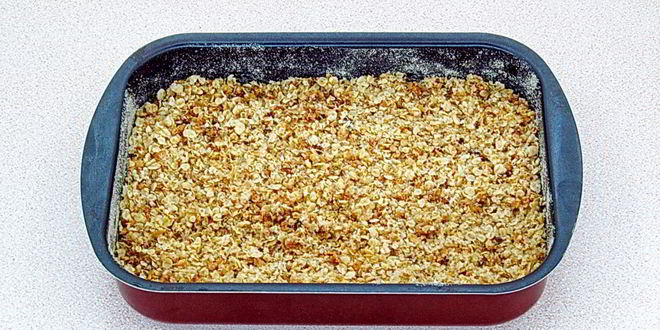 Рецепт овсяной запеканки с яблоками