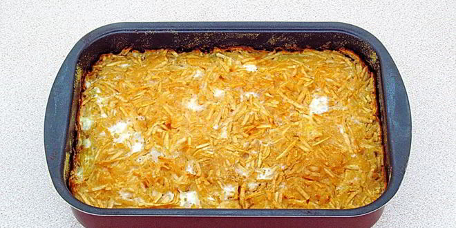 Рецепт овсяной запеканки с яблоками