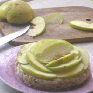 Рецепт Творожной запеканки Яблочные розы