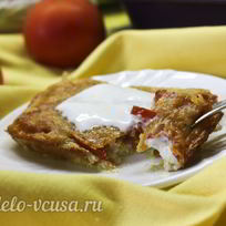 Запеканка из кабачков, помидоров и сыра